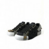 Scarpe da ginnastica basse da uomo Portofino in pelle nera - EU44/US11