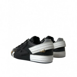 Scarpe da ginnastica basse da uomo Portofino in pelle nera - EU44/US11