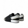 Scarpe da ginnastica basse da uomo Portofino in pelle nera - EU44/US11