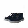Scarpe da ginnastica mid-top leopardate pelle vitello blu - EU41.5/