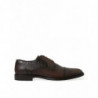 Scarpe eleganti Oxford stringate in pelle esotica marrone - EU41/US8