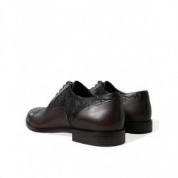 Scarpe eleganti da uomo formali in pelle esotica marrone - EU40/US7