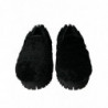 Scarpe eleganti con pantofole in pelle di pelliccia nera - EU40/US7