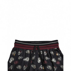 Pantaloni da jogging in seta con anello nero - IT50 - L