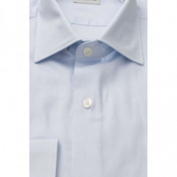 Camicia in cotone azzurro - L