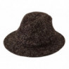 Cappello in tweed testurizzato misto grigio melange - 58 CM-M