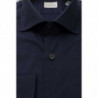 Camicia in cotone blu - 4XL