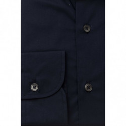 Camicia in cotone blu - 4XL