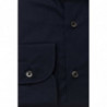 Camicia in cotone blu - 4XL