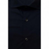 Camicia in cotone blu - 4XL