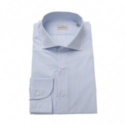 Camicia in cotone azzurro -...
