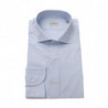 Camicia in cotone azzurro - 4XL
