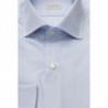 Camicia in cotone azzurro - 4XL