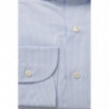Camicia in cotone azzurro - 4XL