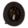Cappello in tweed testurizzato misto grigio melange - 59 CM-L