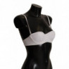 Intimo reggiseno balconcino semi-imbottito nylon bianco - IT1 - XS