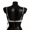 Intimo reggiseno balconcino semi-imbottito nylon bianco - IT1 - XS