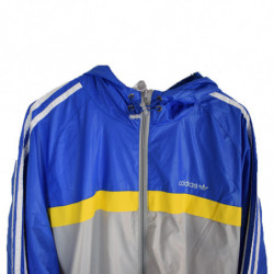 Giubbetto primaverile leggero impermeabile Adidas - Blu - Taglia XXL