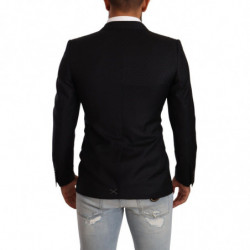 Giacca MARTINI doppiopetto puntinata nera - IT46 - S