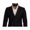 Giacca MARTINI doppiopetto puntinata nera - IT46 - S