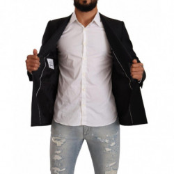 Giacca MARTINI doppiopetto puntinata nera - IT46 - S