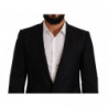 Giacca monopetto in lana nera ORO - IT50 - L