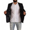 Giacca monopetto in lana nera ORO - IT50 - L