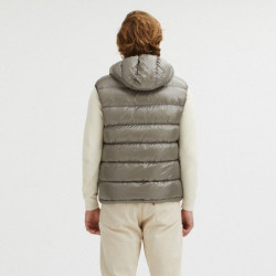 Gilet in nylon grigio - XL