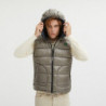Gilet in nylon grigio - XL