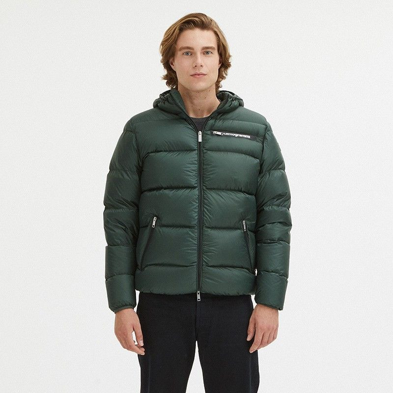 Giacca in nylon verde - L