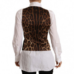 Top in poliestere senza maniche con bottoni neri - IT40-S