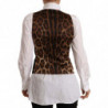 Top in poliestere senza maniche con bottoni neri - IT40-S