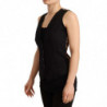 Top in lana con gilet senza maniche con bottoni neri - IT40-S
