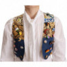 Top in cotone con gilet decorato multicolor - IT38-XS