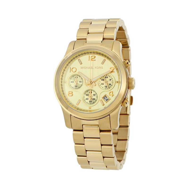 Orologio Donna Michael Kors MK5055 - Acciaio Color Oro Crono - Runway