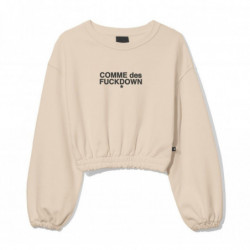 Maglione in cotone beige - L