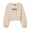 Maglione in cotone beige - L