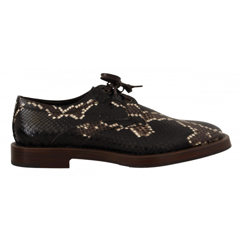 Scarpe da uomo in pelle esotica derby marrone - EU44/US11