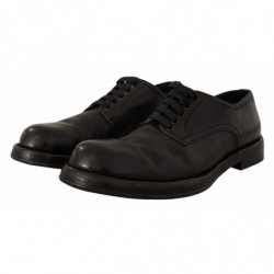 Scarpe stringate formali in pelle nera - EU44/US11