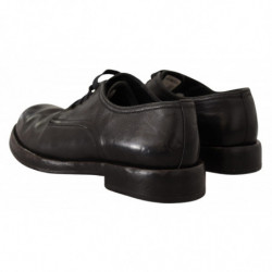 Scarpe stringate formali in pelle nera - EU44/US11