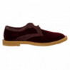 Scarpe in pelle esotica di velluto bordeaux - EU44/US11