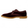 Scarpe in pelle esotica di velluto bordeaux - EU44/US11