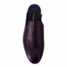 Scarpe con diapositive in pelle esotica viola - EU44/US11