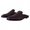 Scarpe con diapositive in pelle esotica viola - EU44/US11