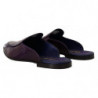Scarpe con diapositive in pelle esotica viola - EU44/US11