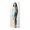 Sexy Abito da Sera Donna - Elegante - Azzurro con spacco
