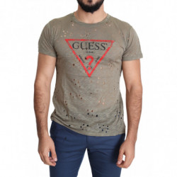 T-shirt casual traforata da...
