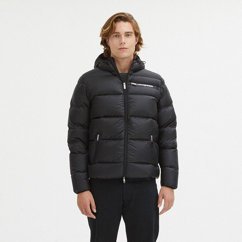 Giacca in nylon nero - XL