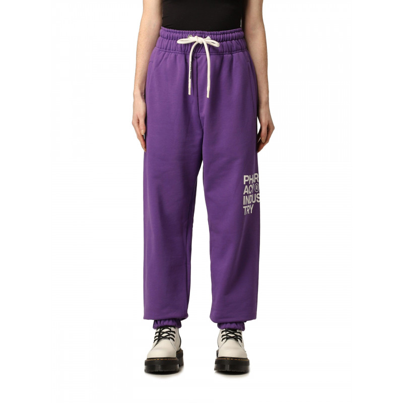 Jeans e pantaloni in cotone viola - L