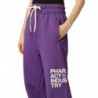 Jeans e pantaloni in cotone viola - L